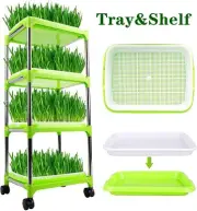 4/5 Layers Seed Sprouter Trays Seedling Starter Tray Basket Plant Grow Basket AU