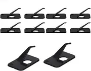 EBOCACB 10pcs Black Plastic Arrow Rest Archery RH Recurve Bow Arrow Rest Hunting Shooting Targeting Accessory Right Hand