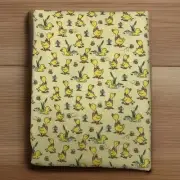 Fitted Cot Sheet Baby Yellow Duckies Handmade Cotton Flannelette.