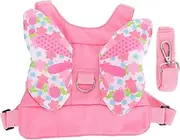 Kisangel 1 Set Safety Harness with Cartoon Design Lost Leash for Parks Supermarkets Crowded Places Easy to Wear Flexible Safe Leash with Cute Angel Wings