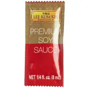 Lee Kum Kee Soy Sauce, Tangy, Savory - Portion Packet 50 Ct.