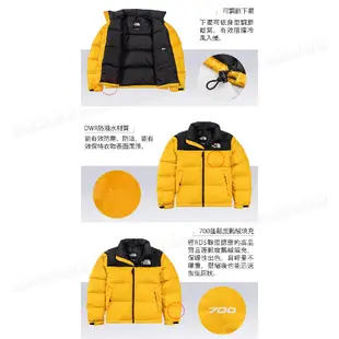 【The North Face 男 ICON 700FP防潑水鵝絨保暖外套(美版) 《海軍藍/黑》】3C8D/羽絨外套