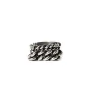 [ANN DEMEULEMEESTER] Iza Chain Ring Silver