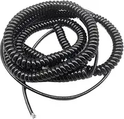 Spring Spiral Power Extension Cords, 8 Core 22AWG Spiral Network Cable Shielding Spring Wire Composite Signal Cable(Stretch 2 Meters)