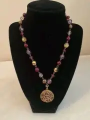 NEW JOAN RIVERS VICTORIAN LANGUAGE FLOWERS LOCKET NECKLACE BRACELET SET