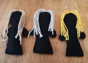 3 PC Voodoo Doll Poppet Pal Wiccan Pagan Witchcraft Voodoo Hoodoo