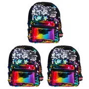 3PK MDI BooBoo Backpack Minis Sequin Aurora Mini Bag/Purse 11x13cm Kids 3y+