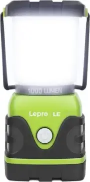 LE 1000LM Battery Powered LED Camping Lantern Waterproof Tent Light with 4 Li...