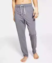 Sun + Stone Men's Sunwashed Knit Pajama Pants, Gray, Size Small