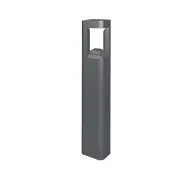 Bol LED Bollard Light - 7W Warm White - Square - 800mm Grey