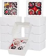 SLShePack 80 Pack 4x4x2 Bakery Treat boxes Cookies Boxes Mini Baking Boxes Cake Boxes Pie Boxes Cinnamon Roll Treat Boxes Chocolate Truffle Boxes Party Wedding Favor