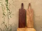 Hand Made Cheese Board | Serving Board | Side Grain | Aus Black Wood