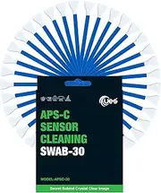 UES 30pcs 16mm APS-C Sensor Cleaning Swabs for DSLR SLR Digital Camera CMOS and CCD Advanced Photo System Type-C Sensors