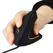 E1803 Ergonomic Vertical Usb Wired Mouse Black Mice Trackballs & Touchpads