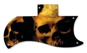 SG 61 Re-Issue Half Face Pickguard Gibson Graphical Guitar Single Ancient Skulls