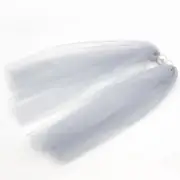 10PCS Women Thin Organza Necklace Scarf Narrow Long Neck Scarves Silk Candy Color Transparent Chiffon Scarf Pearl Decoration Bib Scarf