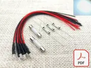 Onkyo TX-2000 TX-3000 Receiver WHITE LED lamps bulb lights kit INSTRUCTIONS