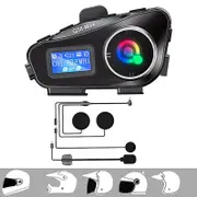 Q58-Max Motorcycle Intercom Helmet Headset BT5.3 500M intercomunicador Moto FM Radio Music Share LCD Display Headphone For 2 Riders 2024 Newest 2 i...