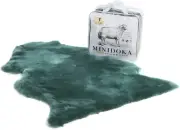 Minidoka Sheepskin Medical Underlay, Large Size, Green High Temp, Natural Shape,