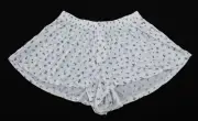 Aerie Women's Superchill Modal Rib Button Boxer CG2 Monaco Blue Medium NWT