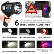 34700Lm Super Bright LED Light Torch Searchlight USB Rechargeable Spotlight
