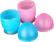 2pcs Hair Coloring Shaker Cup Hair Coloring Dyeing Kit Hair Toning Cup Shaker Bottle for Hair Coloring Cup Hair Dye Bowl Hair Bowl Bowls Hair Tinting Bowl Mix Plastic