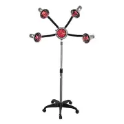 5 Head Infrared Heat Lamp Salon, Adjusting Height Hair Color Processor, Infra...