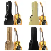 Haze SDG-727EQ Roundneck Flame Maple Resonator Guitar, H Pickups +Foam/Hard Case