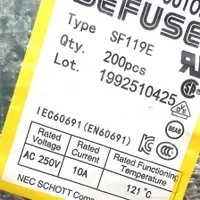 在飛比找蝦皮購物優惠-NEC SEFUSE SF119E 121度 250V 10