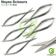5Pcs Noyes Scissors Sharp Surgical Dental Microsurgery Scissor Spring Action