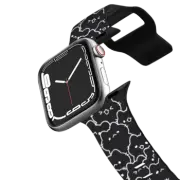 Apple Watch Series 1-3 (42mm) Impact Band Cats! B&W by Milkkoyo