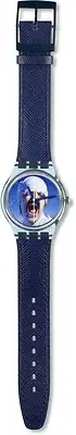 SWATCH with special dial " BLACKOUT - SCORPION " by Gottfried Welnwein