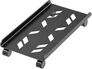 GARIOUANS Movable CPU Holder with Wheels Computer Tower Stand for Easy Mobility and Ventilation Cold Rolled for Stereos and Servers