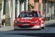 WRC Rally of San Remo 2003 Richard Burns Robert Ried Peugeot 206 W- Old Photo