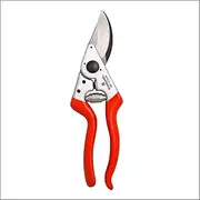 Corona BP 6360 Forged Steel Blade Lightweight Aluminum Handles Angled Bypass Hand Pruner-1 Inch Cut Capacity Stem and Branch Garden Shears, Red