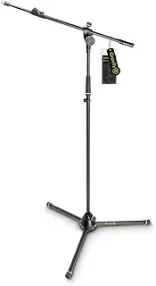 Gravity MS 4322 B Microphone Stand with Folding Tripod Base and 2-Point Adjustment Telescoping Boom (GMS4322B)