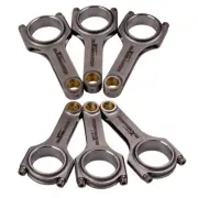 H-beam Connecting Rods for BMW M20 M20 B27 325e 2.7L 6cyl 130mm ARP 2000 Bolts