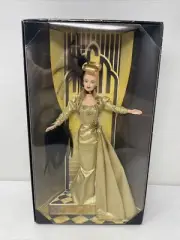 New Barbie Golden Hollywood Metro Goldwyn Mayer 75 Years 1998 Fao Schwarz
