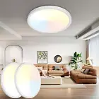 19Inch LED Ceiling Light Flush Mount, 5CCT 3000K-6500K Adjustable Ceiling Light