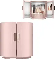 9 Liter Mini Skincare Fridge W/Touch Screen Compact Cosmetic Beauty Refrigerator Portable Double Door Skin Care Fridge Makeup Beauty Fridge