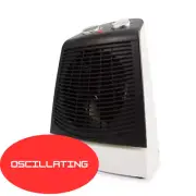 Electric Fan Heater Portable Oscillating Portable Overheat Protection 2000W