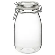 KORKEN Jar with lid, clear glass - Add to Wishlist