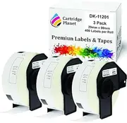 Cartridge Planet 3 Pack Compatible Label Roll for Brother DK-11201 DK11201 29mm x 90mm 400 Labels per Roll for Brother QL1050 QL1050N QL1060N QL1100 QL1110NWB QL500 QL550 QL570 QL580N QL650TD QL700 QL720NW QL800 QL810W QL820NWB Label Printer