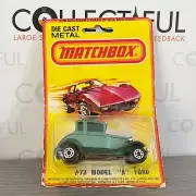 MATCHBOX - #73 MODEL A FORD - GREEN - 1980 - 1:64 DIECAST - MOC