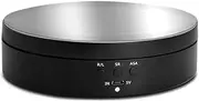 3 Speeds Electric Rotating Display Stand Mirror 360 Degree Turntable Jewelry Holder Battery Display Photography Video
