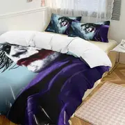 v1990 Bed Sheets Bedding Jokers 3-Piece Bedding Set Soft Warm And Comfortable Bed Set with 1 Duvet Cover And 2 Pillowcases Bed Sheets yuq1990
