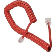 XYWHPGV RJ9 4P4C Connector Plug Telephone Coiled Stretchy Cable Handsets Cable Line for Landline Telephone, Red(42eb4 29916 c8034 e23b2 1fdc1 a13b1