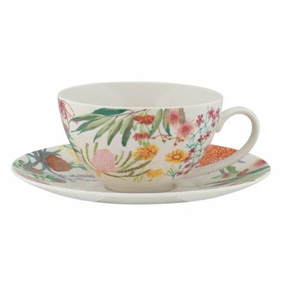 Maxwell & Williams NATIVE BLOOMS cup with saucer coffee cup tea cup 400ml