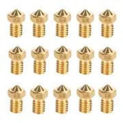 15PCS Brass Nozzles Kit for Anycubic Kobra, 3D Printer 7PCS 0.4mm Nozzles and...