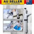 Pipe Plunger Drain Unblocker High Pressure Air Sewer Toilet Powerful Cleaner ..